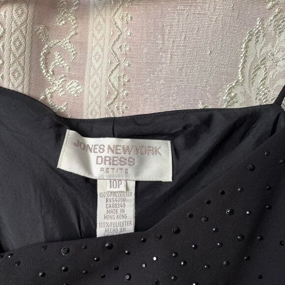 Jones New York Women's Black Cocktail Dress - Picture 5 of 7